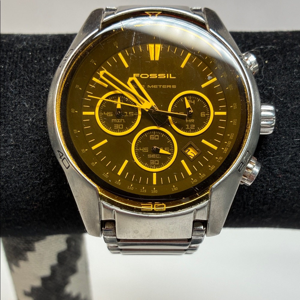 Fossil CH-2545 Two-Tone Chronograph Watch